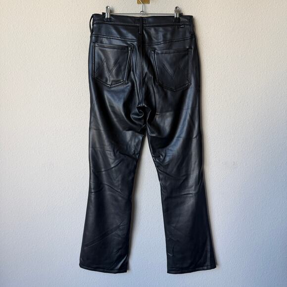 Mother The Insider Ankle in Faux Show Black Size 29 - Picture 3 of 8